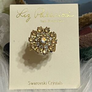 Liz Palacios Swarovski Crystal Ring